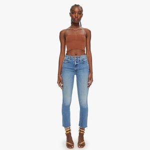 Mother Denim - The Mid Rise Dazzler Ankle Fray